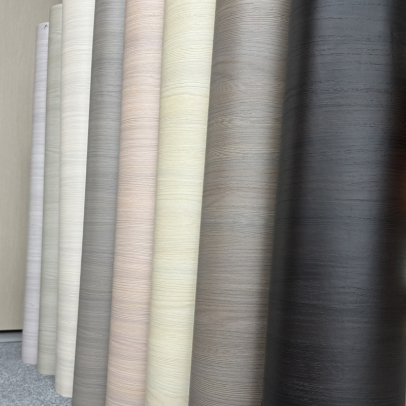 Odporna na zarysowania folia dekoracyjna PCV z słojami drewna